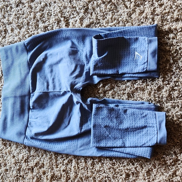 Gymshark heather blue womans xs leggings - Picture 8 of 8